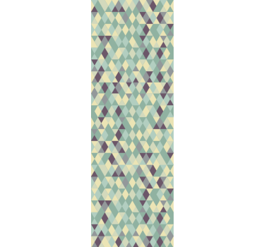 Rollo fenster jugendzimmer mit ombre geometrischen formen - TenStickers