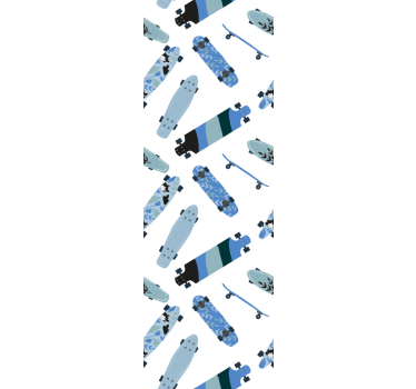 Rollo fenster jugendzimmer skateboards design - TenStickers