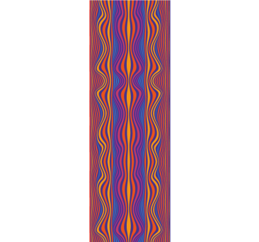 Rollo fenster jugendzimmer psychedelische linien - TenStickers