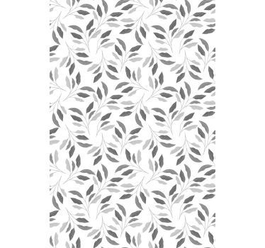 Rollo Fenster Blumen grüne eleganz - TenStickers