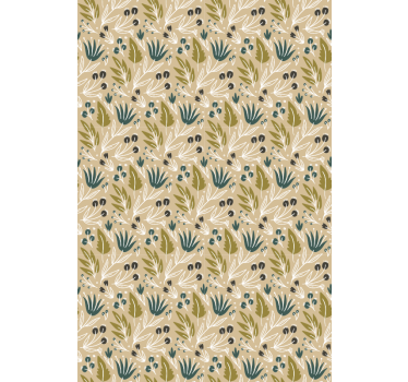 Blumen klassisches Rollo - TenStickers
