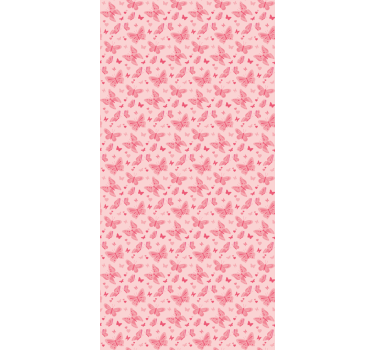 Rollo Fenster Kinderzimmer rosa Schmetterlinge - TenStickers