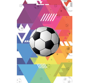 Mehrfarbige geometrische bälle sport Rollo - TenStickers