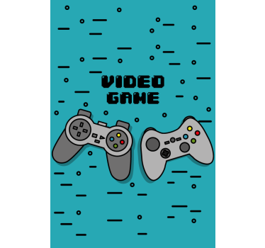 Geeks Rollos Zwei retro-controller - TenStickers