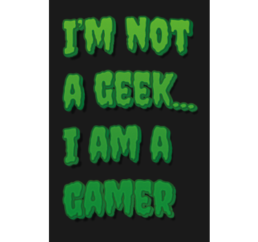 Geeks Rollos Ich bin ein gamer-monster-stil - TenStickers