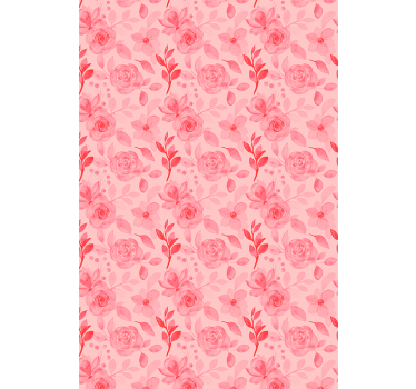 Rollo Fenster Blumen romantisches rosenmuster - TenStickers
