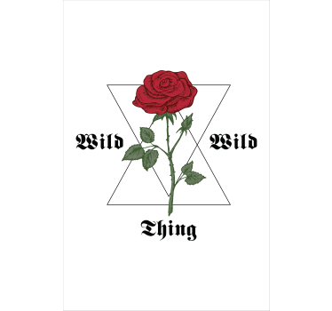 Rollo Fenster Blumen emblem mit rosenmotiv - TenStickers