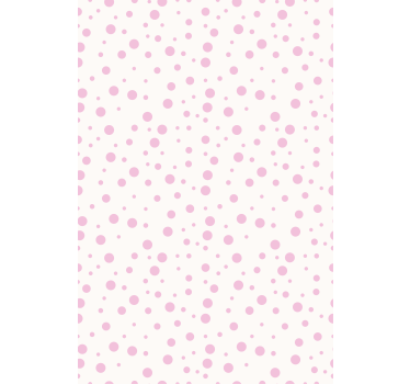 Rollo Fenster Jugendzimmer rosa gepunktete muster - TenStickers