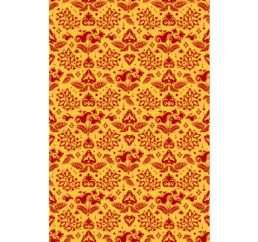 Rollo Fenster Blumen botanischer motivstil - TenStickers