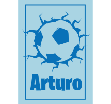Rollo Fenster Sport individuelles fußballdesign - TenStickers