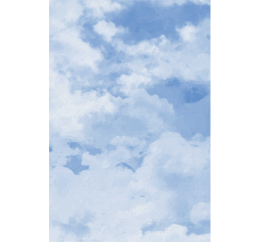 Rollo Wolken Hellblauer himmel textur - TenStickers