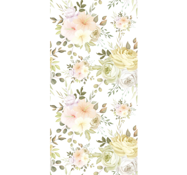 Blumen Rollo Schönes nahtloses blumenmuster - TenStickers