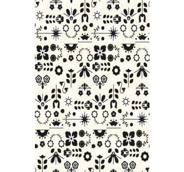 Rollo Fenster Blumen bezaubernde blumenmuster - TenStickers