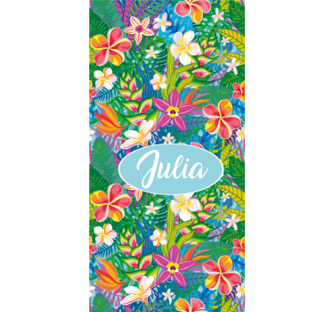 Rollo Fenster Blumen und Pflanzen tropisches blumenarrangement - TenStickers