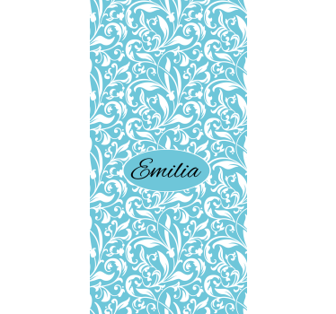 Rollo Fenster Blumen personalisiertes blumenmotiv - TenStickers