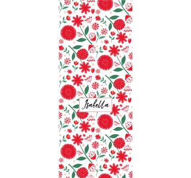 Rollo fenster blumen und pflanzen mit floralem muster - TenStickers