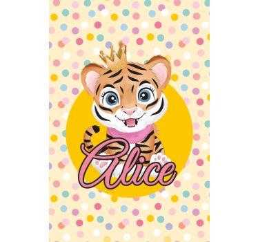 Rollo Fenster Kinderzimmer benutzerdefinierter babytiger - TenStickers