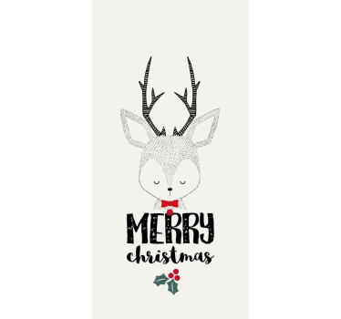 Andere Rollos Frohe weihnachten mit rentierfreunden - TenStickers