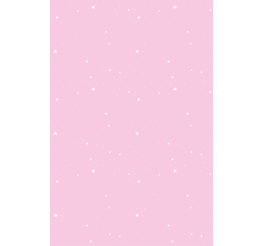 Rollo Fenster Jugendzimmer sternenrosa muster - TenStickers