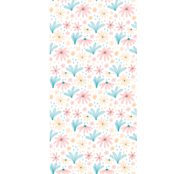 Rollo fenster blumen und pflanzen mit gänseblümchenmuster - TenStickers