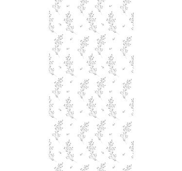 Blumen Rollo dezentes blütenmotiv - TenStickers