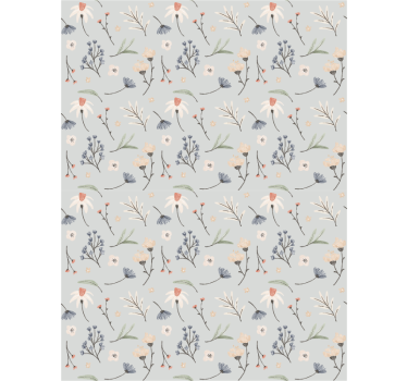 Rollo Fenster Blumen empfindliche elemente - TenStickers