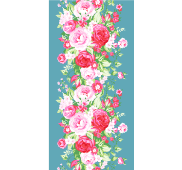 Rollo Fenster Blumen rosen und blüten - TenStickers