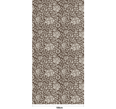 Blumen Rollo Retro Blumenmuster - TenStickers