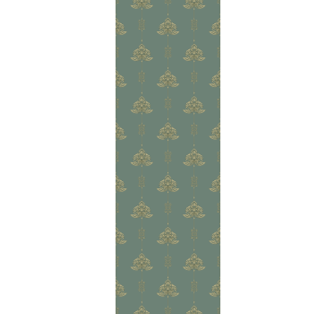 Blumen Rollo klassisch Jugendstil Blumenmuster - TenStickers