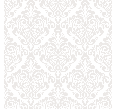 Weißes Damask Wohnzimmer Rollos - TenStickers