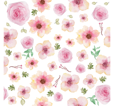 Rollo Blumen kleines blumenmuster - TenStickers