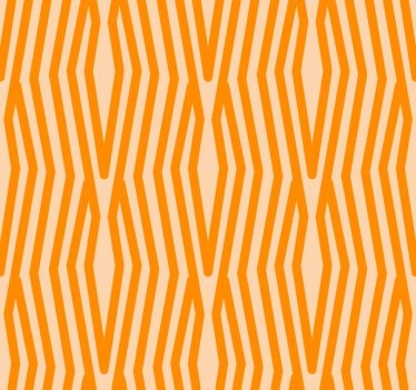 Rollo Fenster Orange abstraktes muster - TenStickers