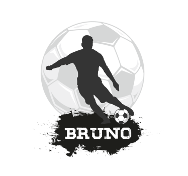 Fußballspieler mit Namen Rollo Fenster Fußball - TenStickers