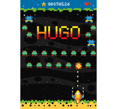 Gamer rollo 8-bit-arcade-bildschirm - TenStickers