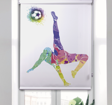 Aquarell fußballspieler sport rollo - TenStickers