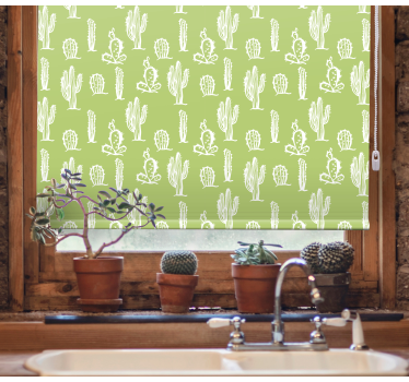 Bad Rollos Kaktus nahtloser Hintergrund - TenStickers