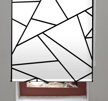 Fenster Rollo modern geometrische Formen - TenStickers