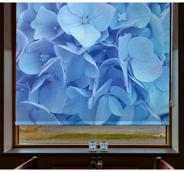 Blumen Rollo Hortensie - TenStickers