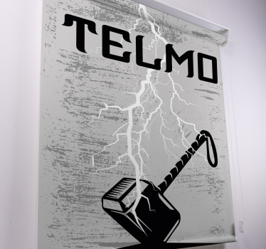 Geeks Rollos Held des hammers - TenStickers
