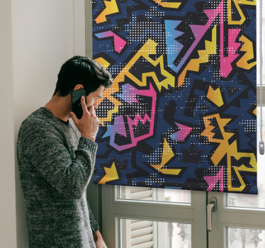 Rollo Jugendliche geometrische Graffiti - TenStickers