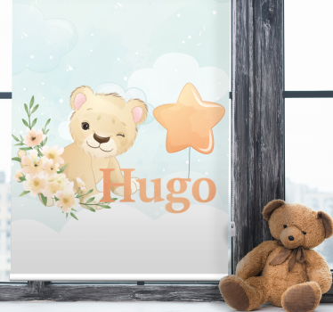 Rollo Fenster Baby benutzerdefinierte löwenjunges - TenStickers