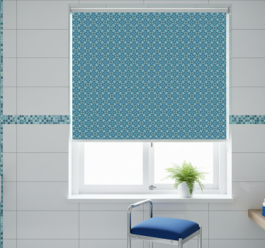 Rollo fenster badezimmer blau - TenStickers