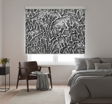 Rollo fenster grau 3d schwarzes unregelmäßiges beton - TenStickers