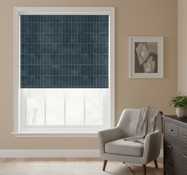 Rollo fenster grau und graue fliesen - TenStickers