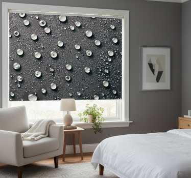 Rollo fenster grau wandtapete grauer badezimmerhintergrund - TenStickers
