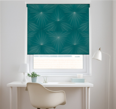 Rollo Fenster Jugendzimmer sternenexplosion geometrisch - TenStickers