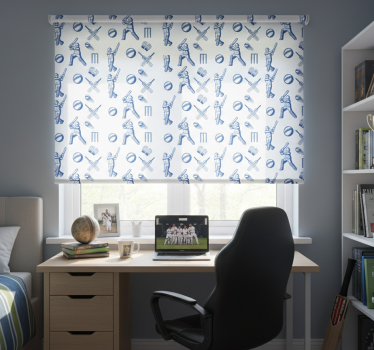 Rollo fenster jugendzimmer cricketdesign - TenStickers