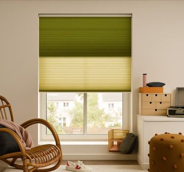 Rollo Fenster Jugendzimmer hell- und dunkelgrau - TenStickers