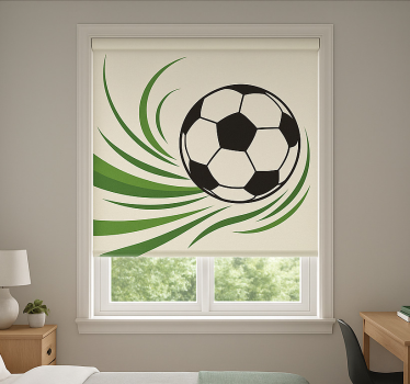 Rollo fenster jugendzimmer fußballmotiv - TenStickers