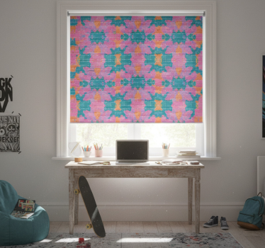 Rollo fenster jugendzimmer mit graffiti spraywand - TenStickers